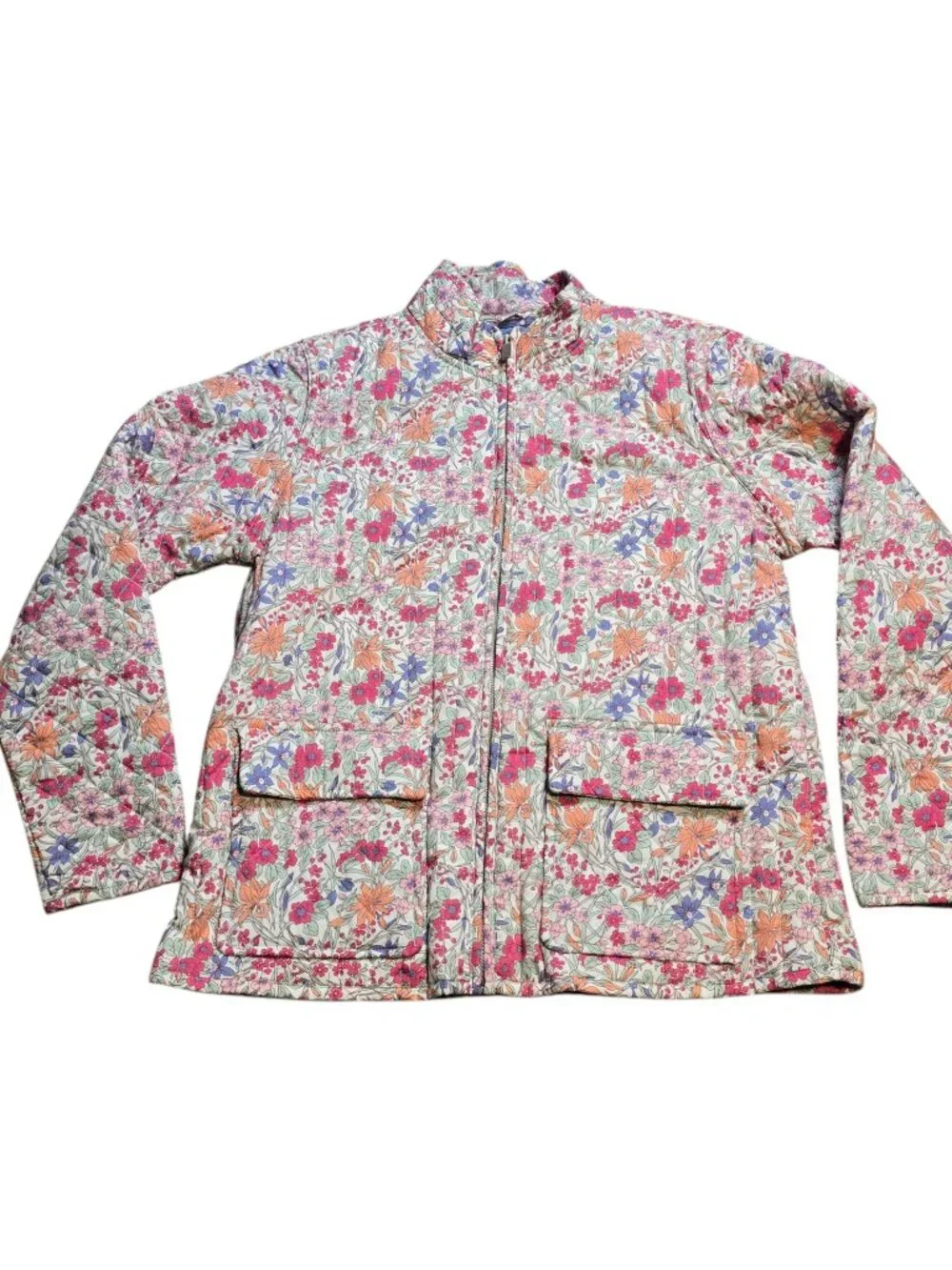 Bagatelle Women’s Quilted Spring Floral‎ Jacket L